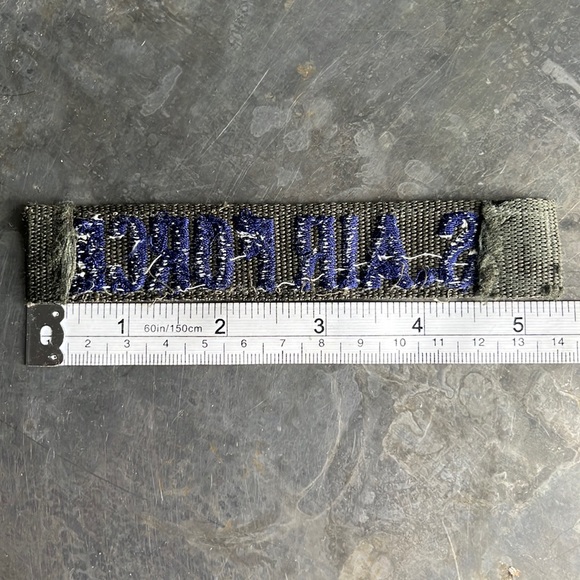 U.S. AIR FORCE embroidered tape patch - vintage - Picture 8 of 10